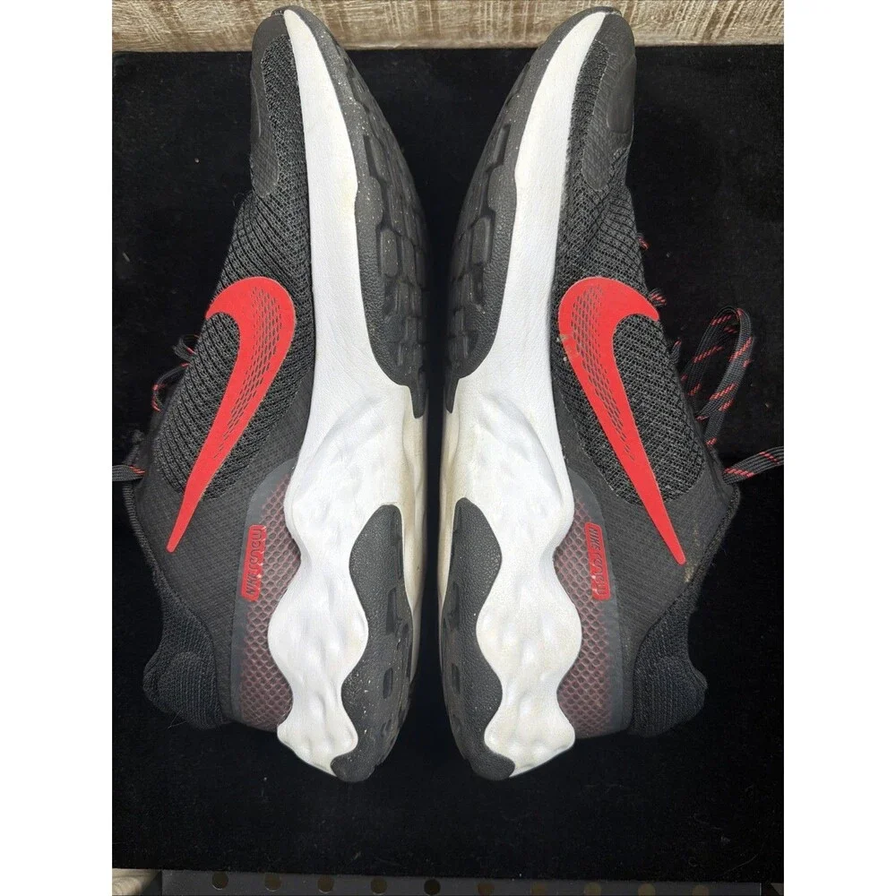 Nike Renew Ride 3 Running Shoes Men’s Size 8 Black Red DC8185-002 EUC
